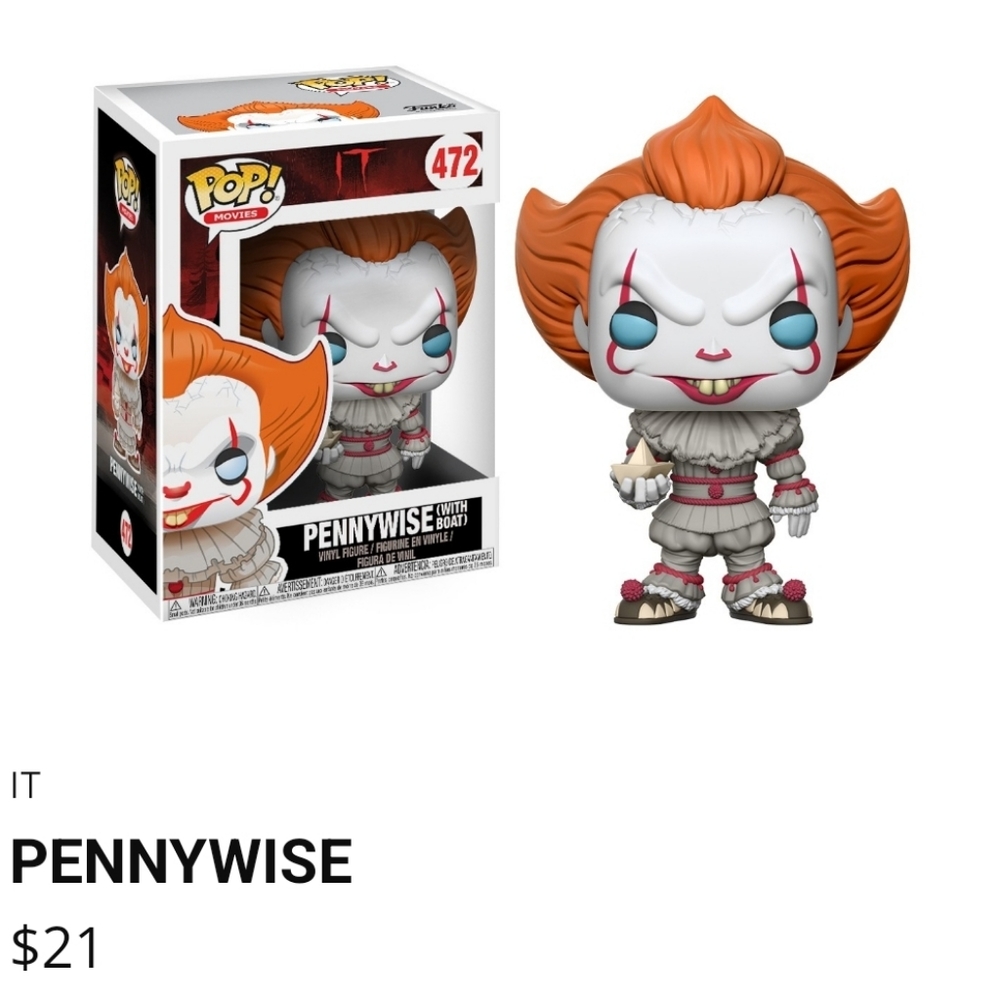 Pennywise with boat